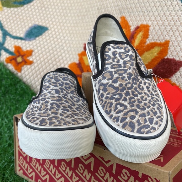 Vans Slip On Sf Cheetah White Cap Gray/Black Surf WMNS sneakers - Picture 8 of 16